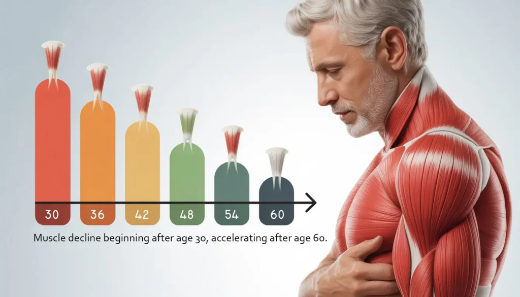 Muscle decline after 30